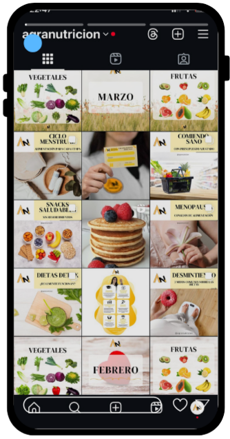 Agra Nutrición en Instagram